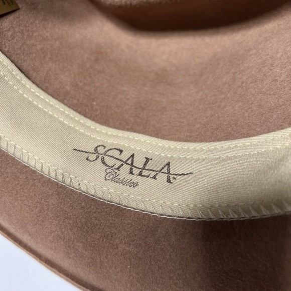 Dorfman Pacific Company Outback Hat Scala Crushable Felt Brown - Picture 6 of 6